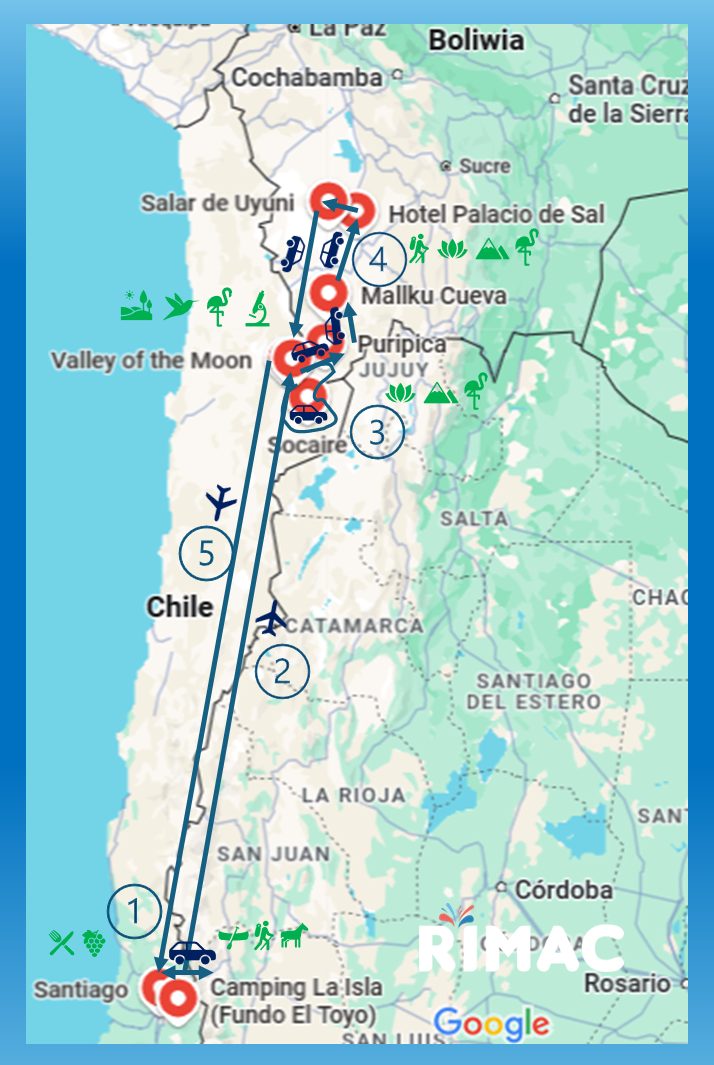 Mapa_Atacama Boliwia 4x4